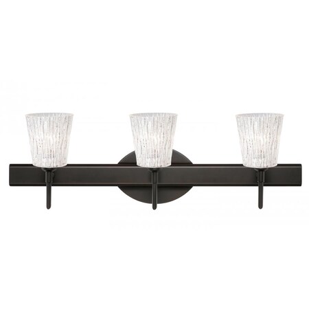 Besa Lighting Besa Wall Nico 4 Bronze Glitter Stone 3x40W G9 3SW-5125GL-BR
